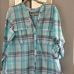 Colombian Xl plaid cotton shirt. $ 22